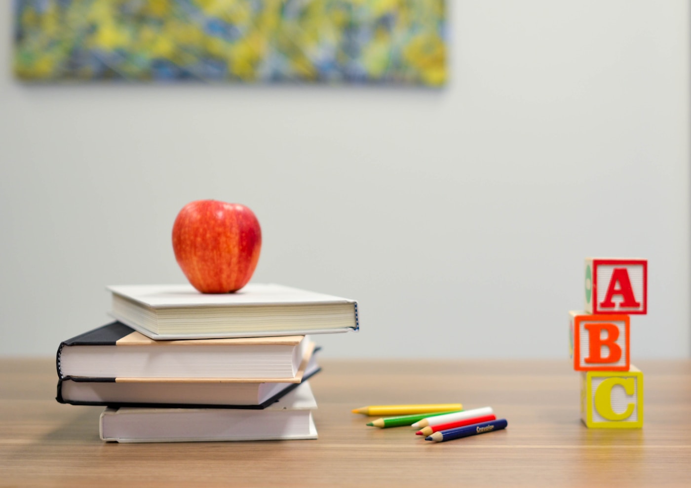 Books, pencils and learning materials